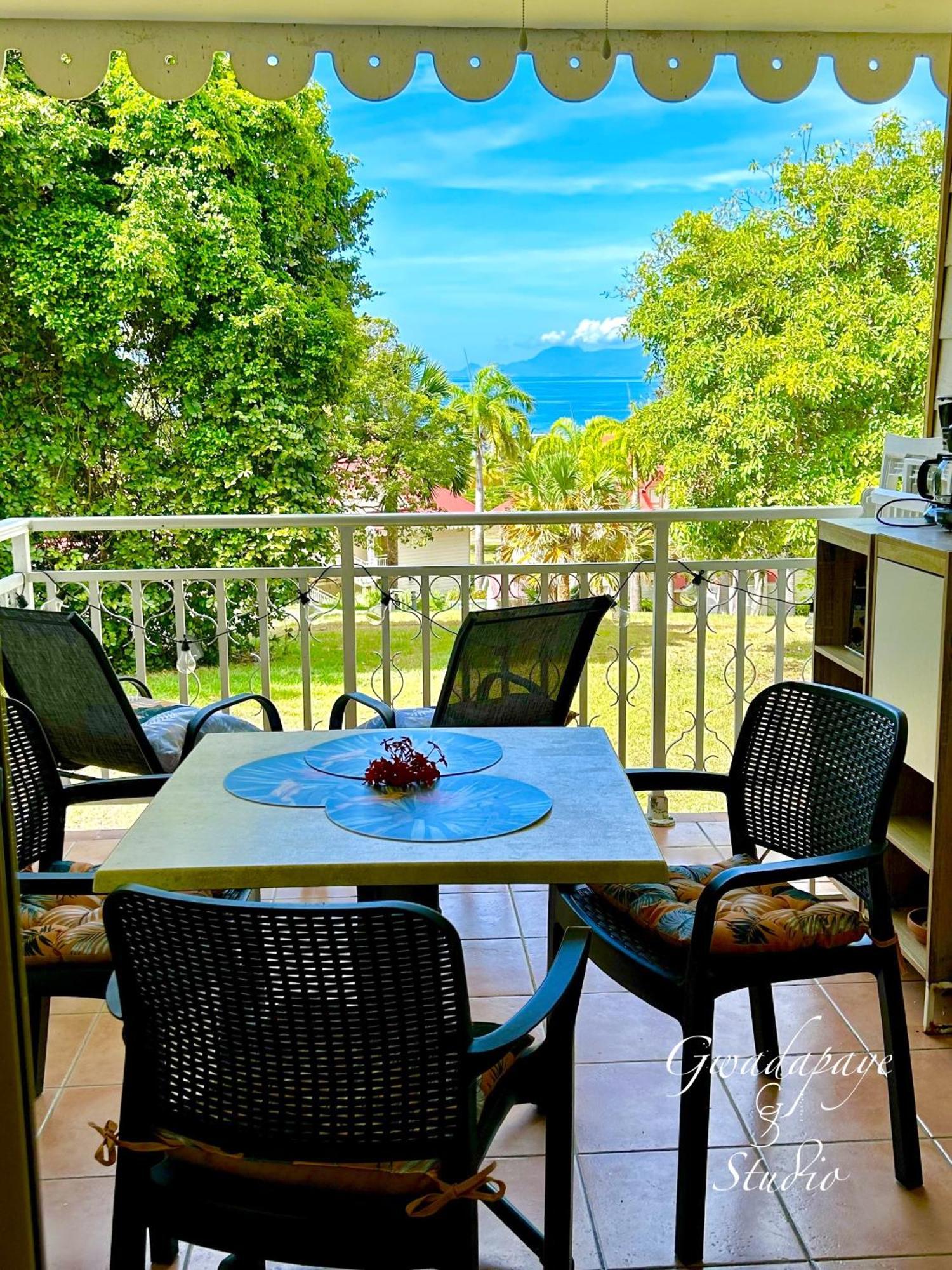 Vue Exclusive Mer Et Volcan, Village Vacances Avec Plage Et Piscine, Les Gwadastudios Sainte-Anne  Dış mekan fotoğraf