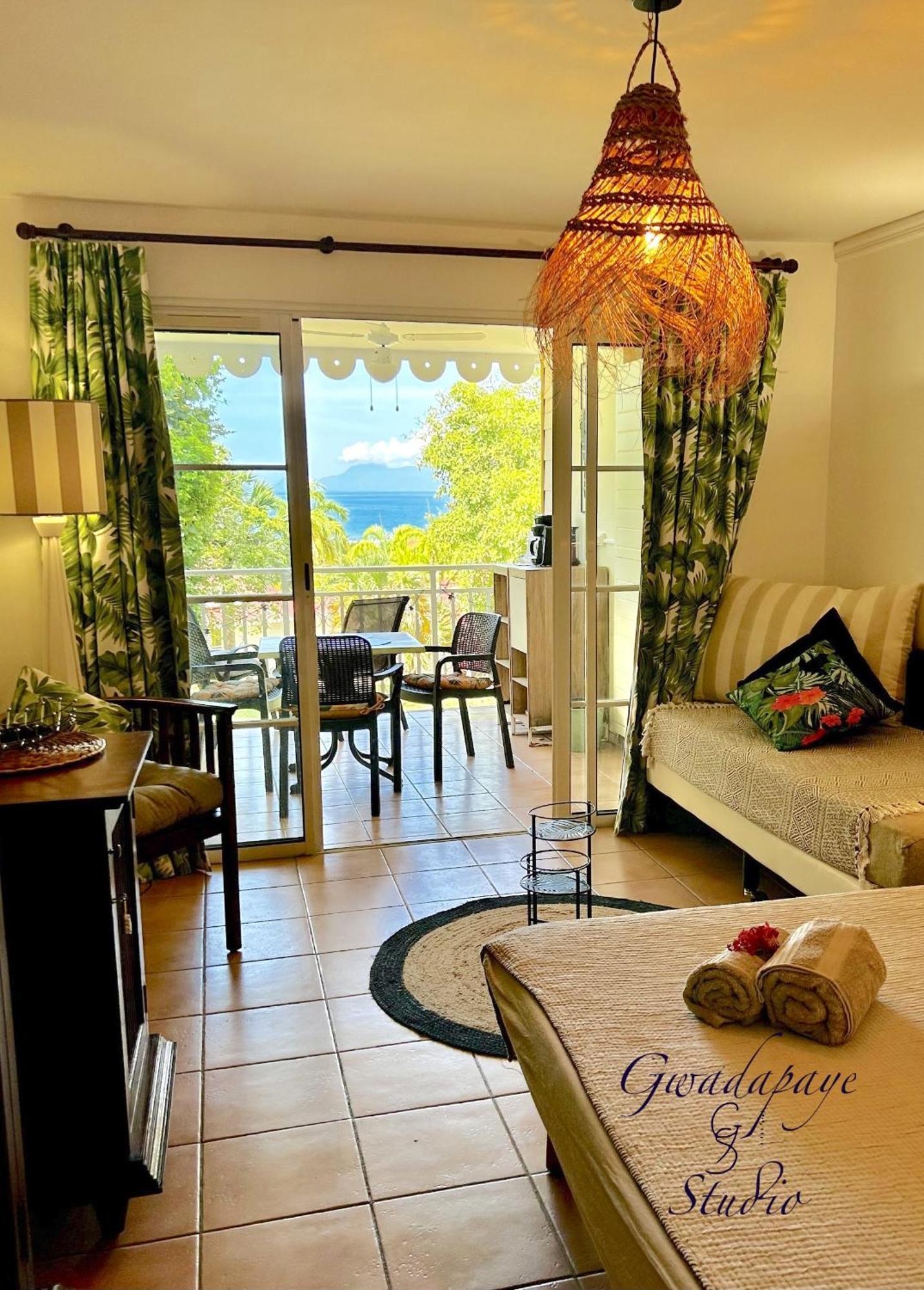 Vue Exclusive Mer Et Volcan, Village Vacances Avec Plage Et Piscine, Les Gwadastudios Sainte-Anne  Dış mekan fotoğraf