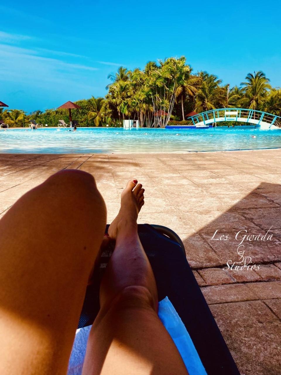 Vue Exclusive Mer Et Volcan, Village Vacances Avec Plage Et Piscine, Les Gwadastudios Sainte-Anne  Dış mekan fotoğraf